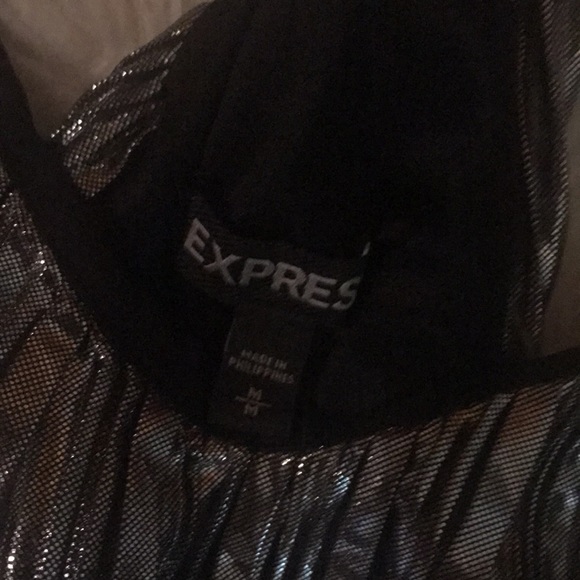 Express metallic silver never wore - Picture 2 of 3